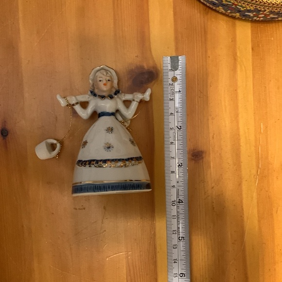 Vintage Lego Porcelian hand painted milk made Bell, EUC - Picture 12 of 12